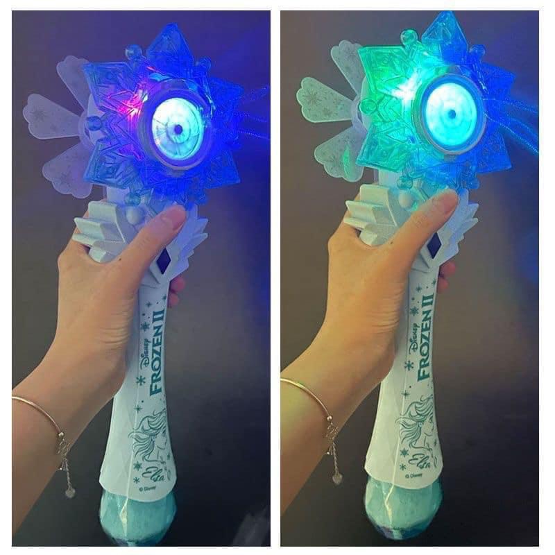 Đồ Chơi Gậy Phép Thuật Thổi Bong Bóng Có Đèn, Có Nhạc và Súng bong bóng cho bé