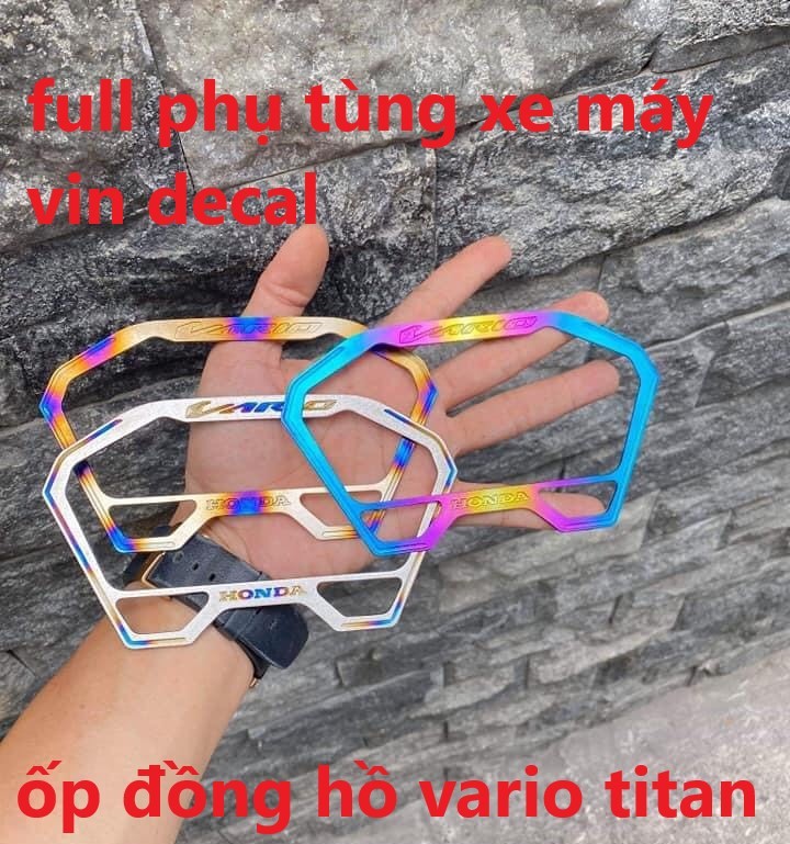 Ốp đồng hồ Vario titan - Vindecal BD