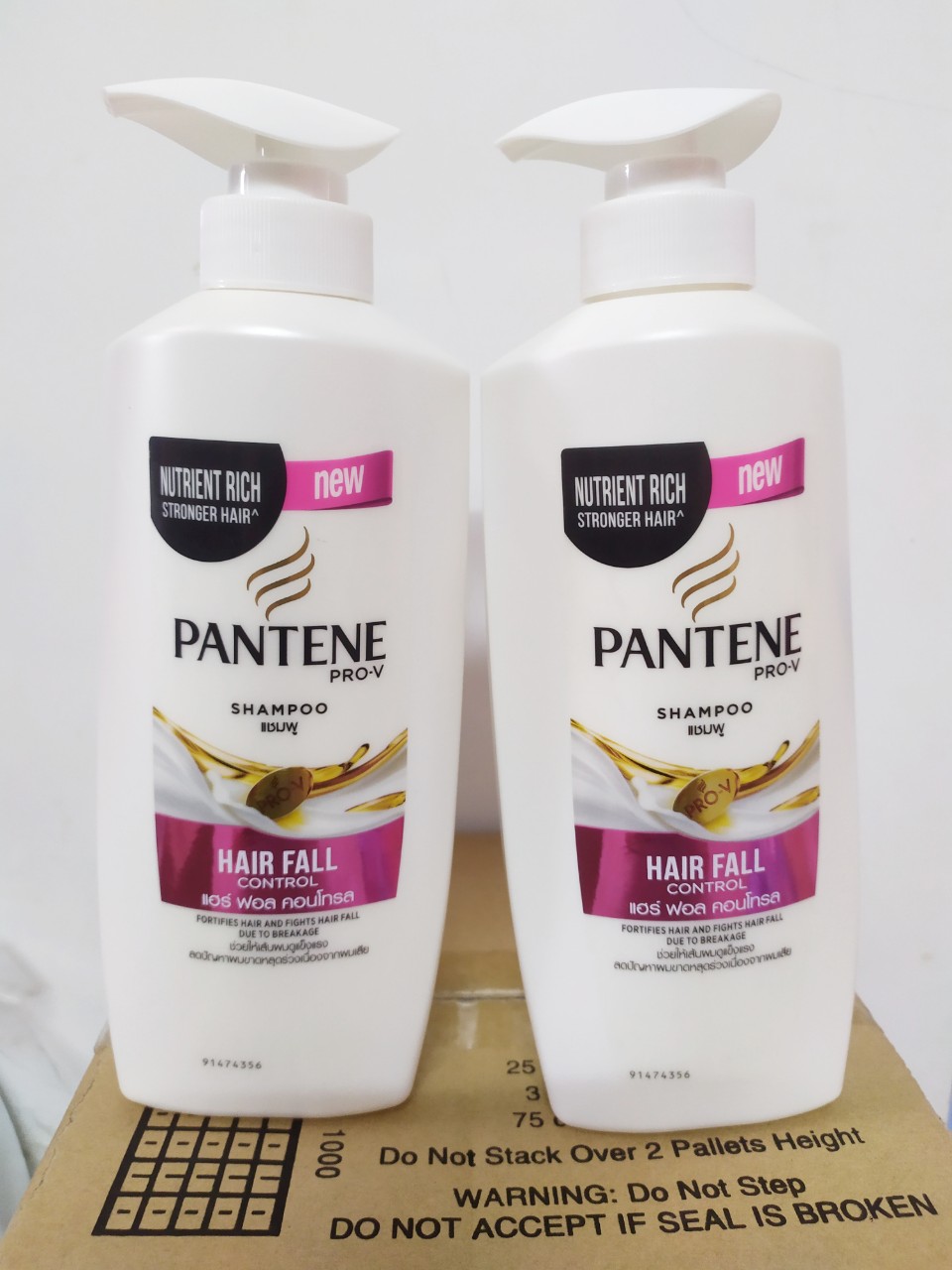 Combo 2 chai dầu gội pantenne hồng 410ml thái lan ngăn tóc rụng sạch gàu