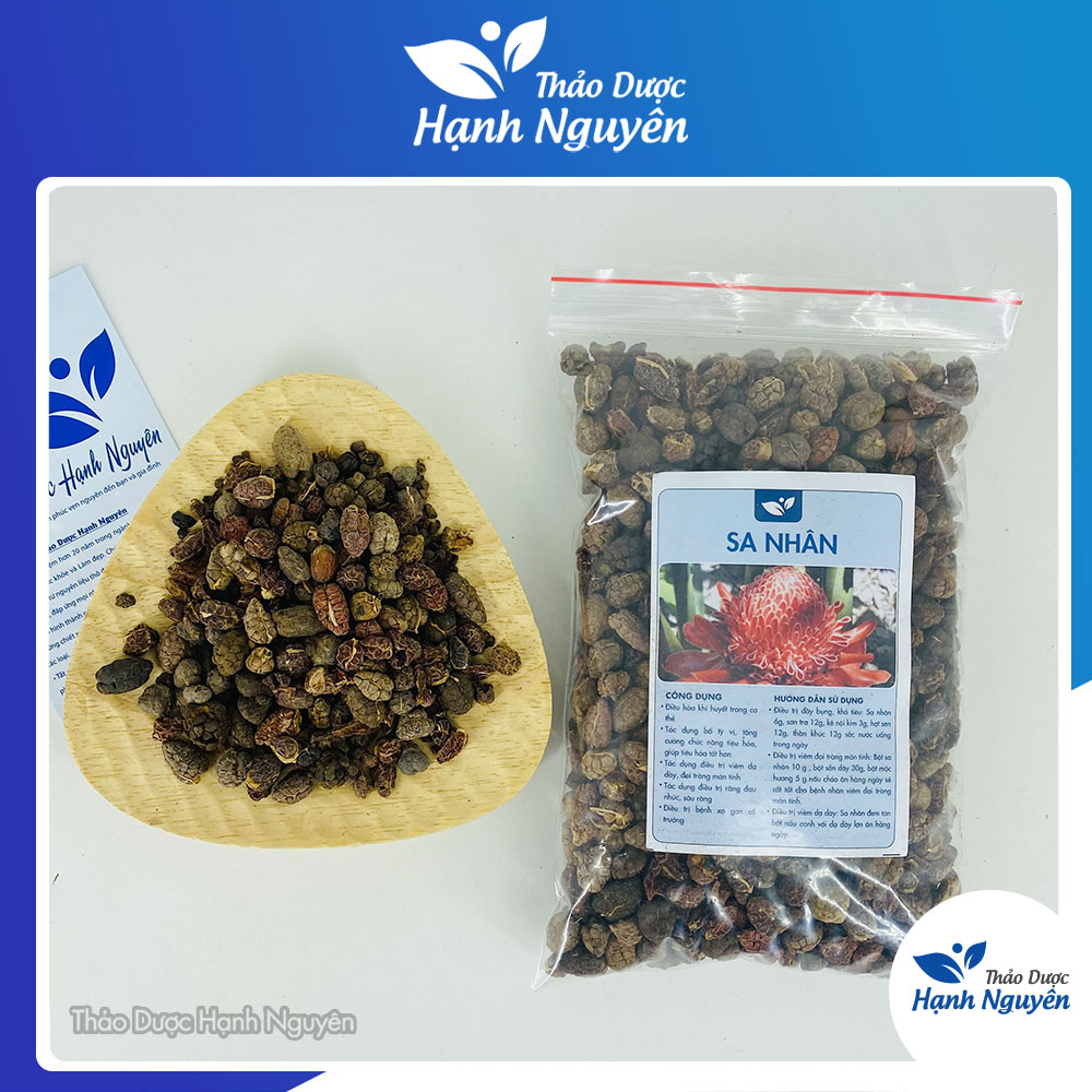 Sa shân 500g, hạt sa nhân khô, sạch, hỗ trợ thải độc, an thai, kháng khuẩn, tốt cho tiêu hoá