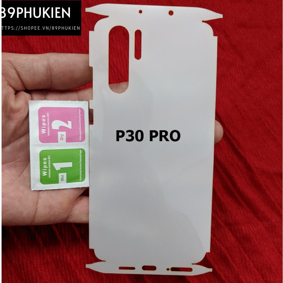 Miếng dán chống xước PPF full viền Huawei P30 Pro