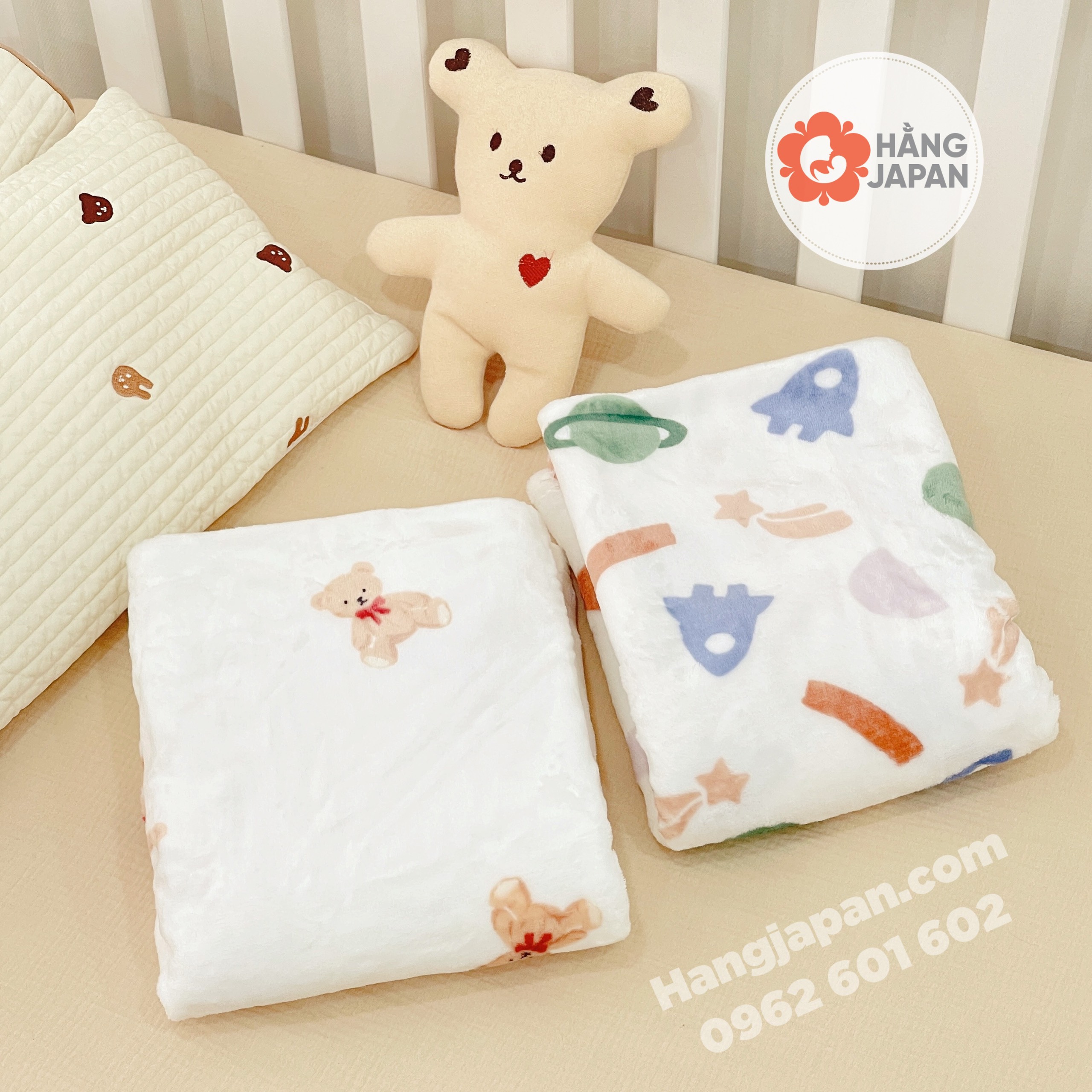 Hàng Hàn - Chăn lông Blanket cho bé
