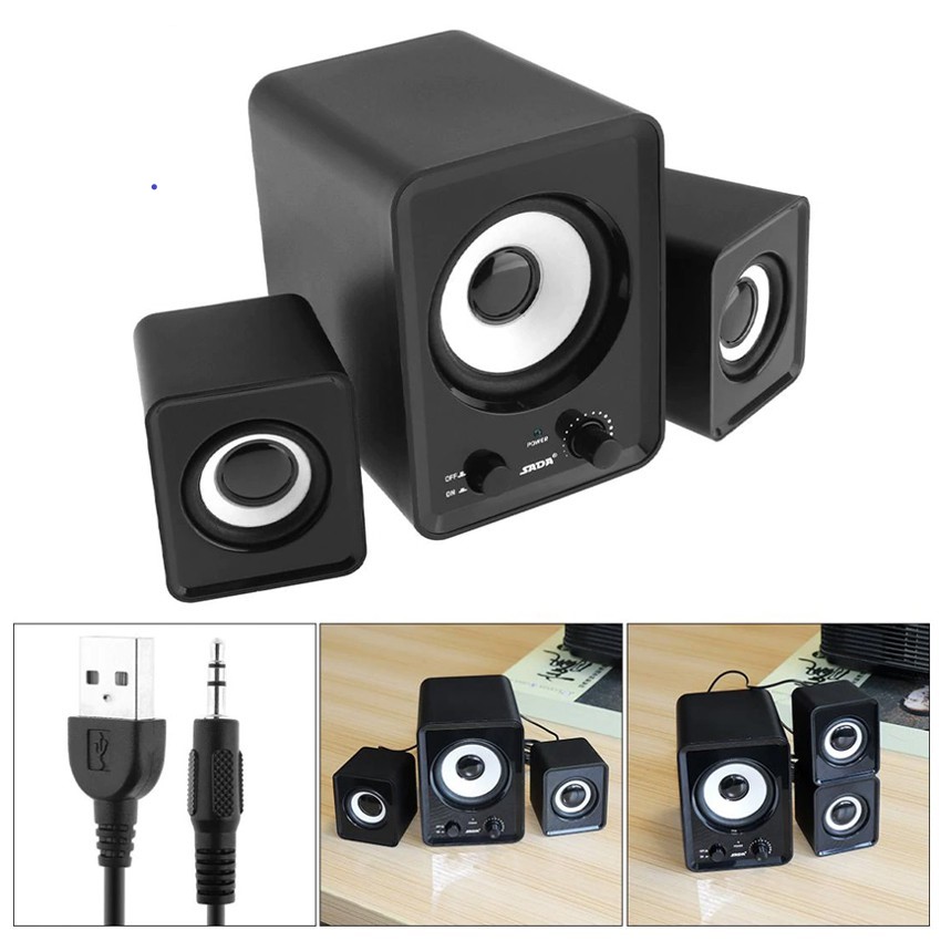 Loa vi tính để bàn mc d221 super bass cực đã, bộ 3 loa vi tính pc cao cấp 2.1 dòng loa máy tính cao cấp cho laptop, pc, điện thoại