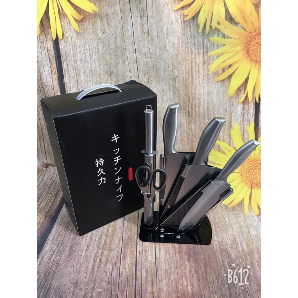 BỘ DAO 6 MÓN CAO CẤP XUẤT NHẬT
