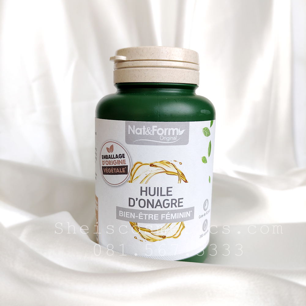 Tinh dầu hoa anh thảo hữu cơ Nat&Form từ Pháp