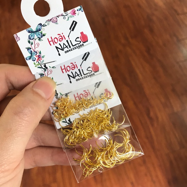 Kim loại cong C Phụ kiện Nail