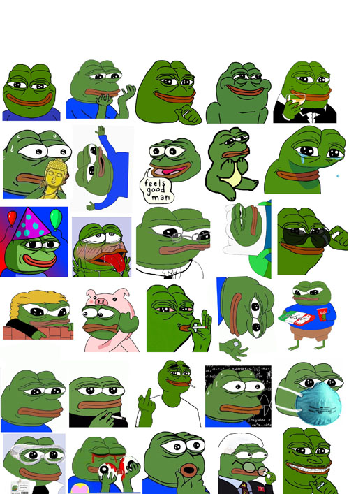 Sticker ếch xanh pepe có cán chống bay màu/ hình dán ếch xanh pepe dễ thương cute