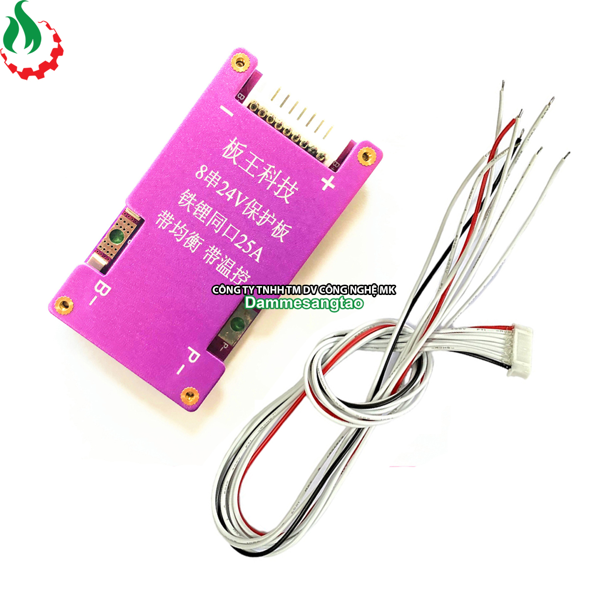 Mạch 8s 24v bảo vệ pin sắt li-fe 3.2v
