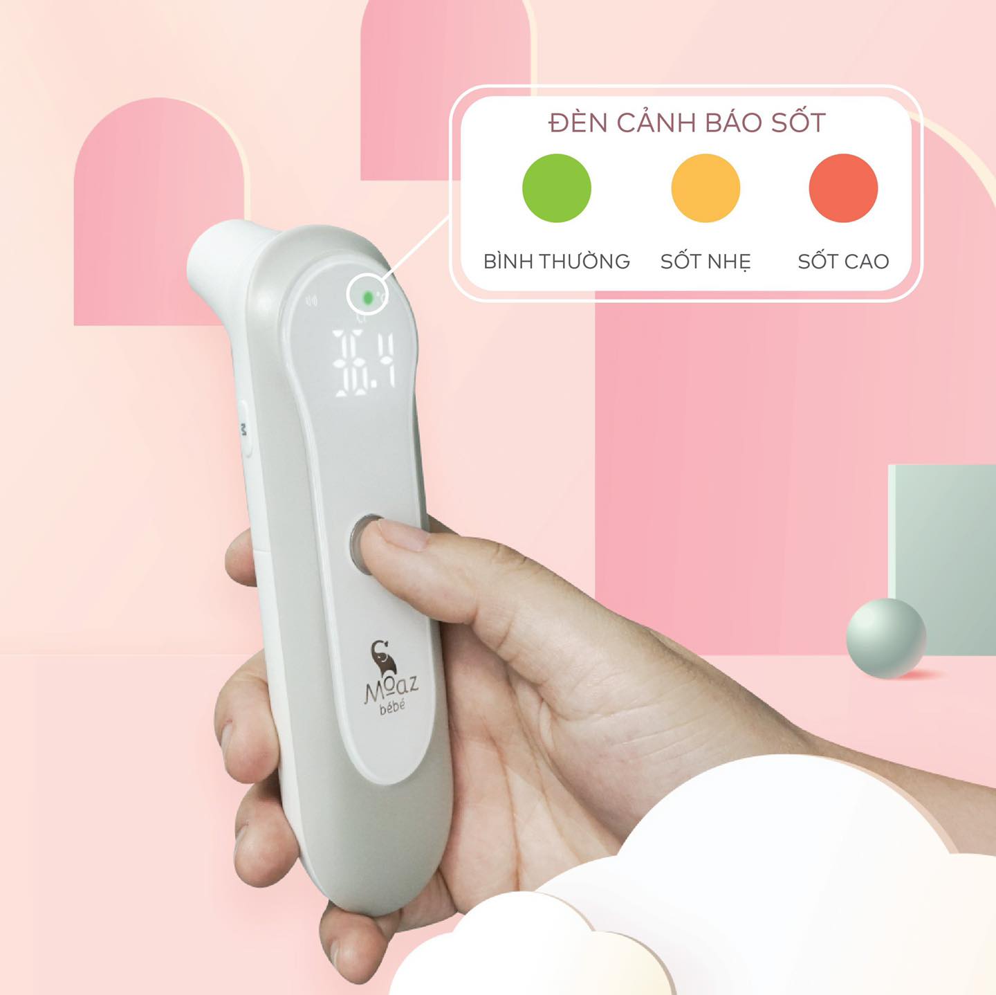 NHIỆT KẾ HỒNG NGOẠI MOAZ BEBE MB024
