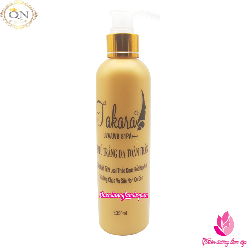 Kem ủ trắng da toàn thân TAKARA - 350ml
