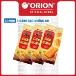 Combo 3 túi Bánh gạo nướng An ORION vị Chà Bông