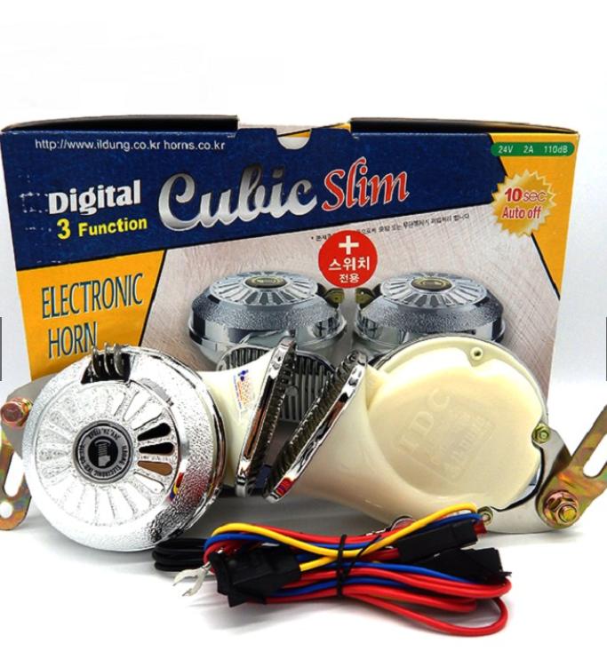Còi ngân 3 tiếng Hàn quốc 24V