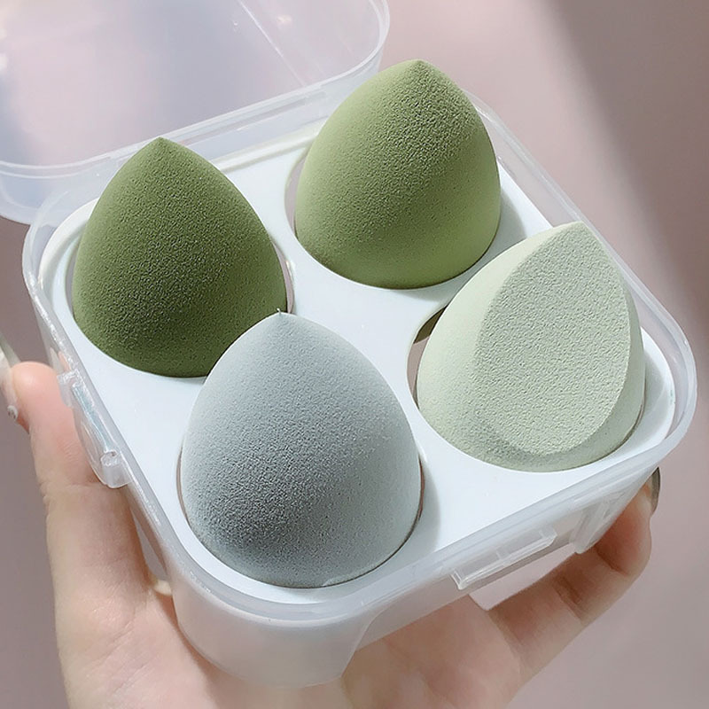 Hộp 4 bông mút tán kem nền