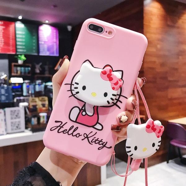 ỐP LƯNG IPHONE HÌNH HELLO KITY ( Tặng Dây Đeo Tay Kèm POP ) 6/6s/6plus/7/8s /7plus/8plus/X/Xs/XsMax