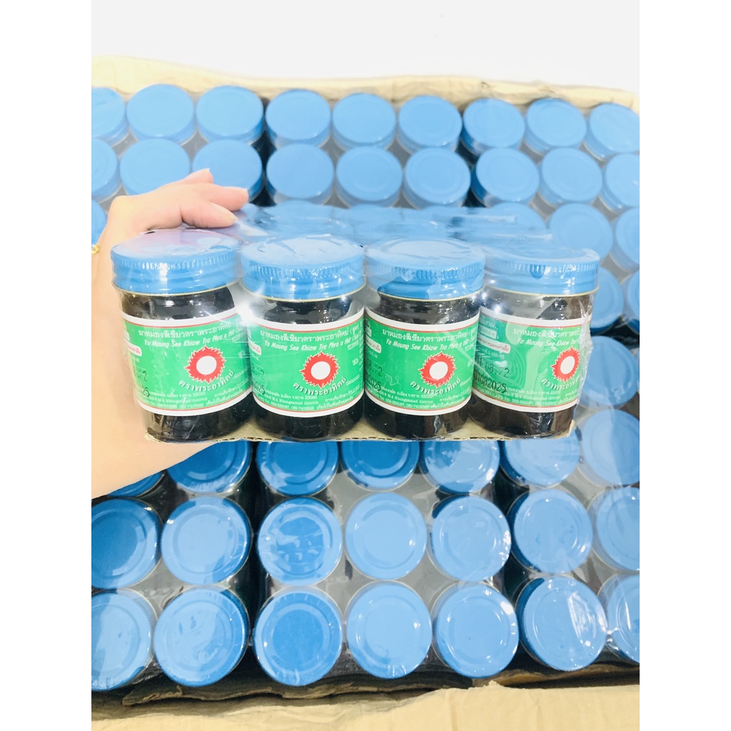 [COMBO 12 LỌ] Dầu Cù Là Đen Thái Lan 60gr