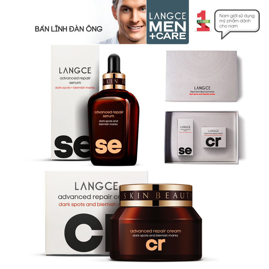 LANGCE Pack Dark Spots Corrector and Blemish Mark 30ml+50ml for MEN