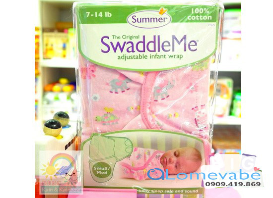 [HCM]CHĂN Ủ QUẤN SWADDLEME TRẺ SƠ SINH SUMMER.CHO BÉ GÁI