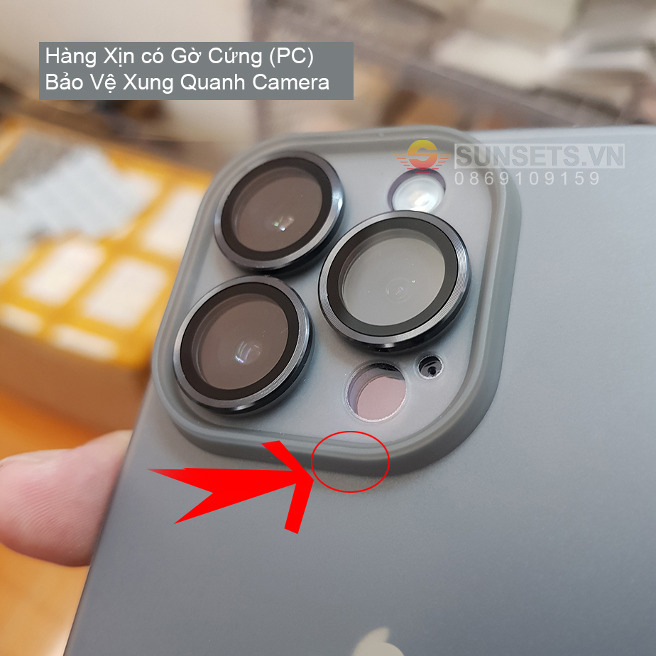 Ốp lưng iPhone 11/ 11 Pro/ 12/ 13/ 14 Pro Max nhám siêu mỏng bảo vệ camera