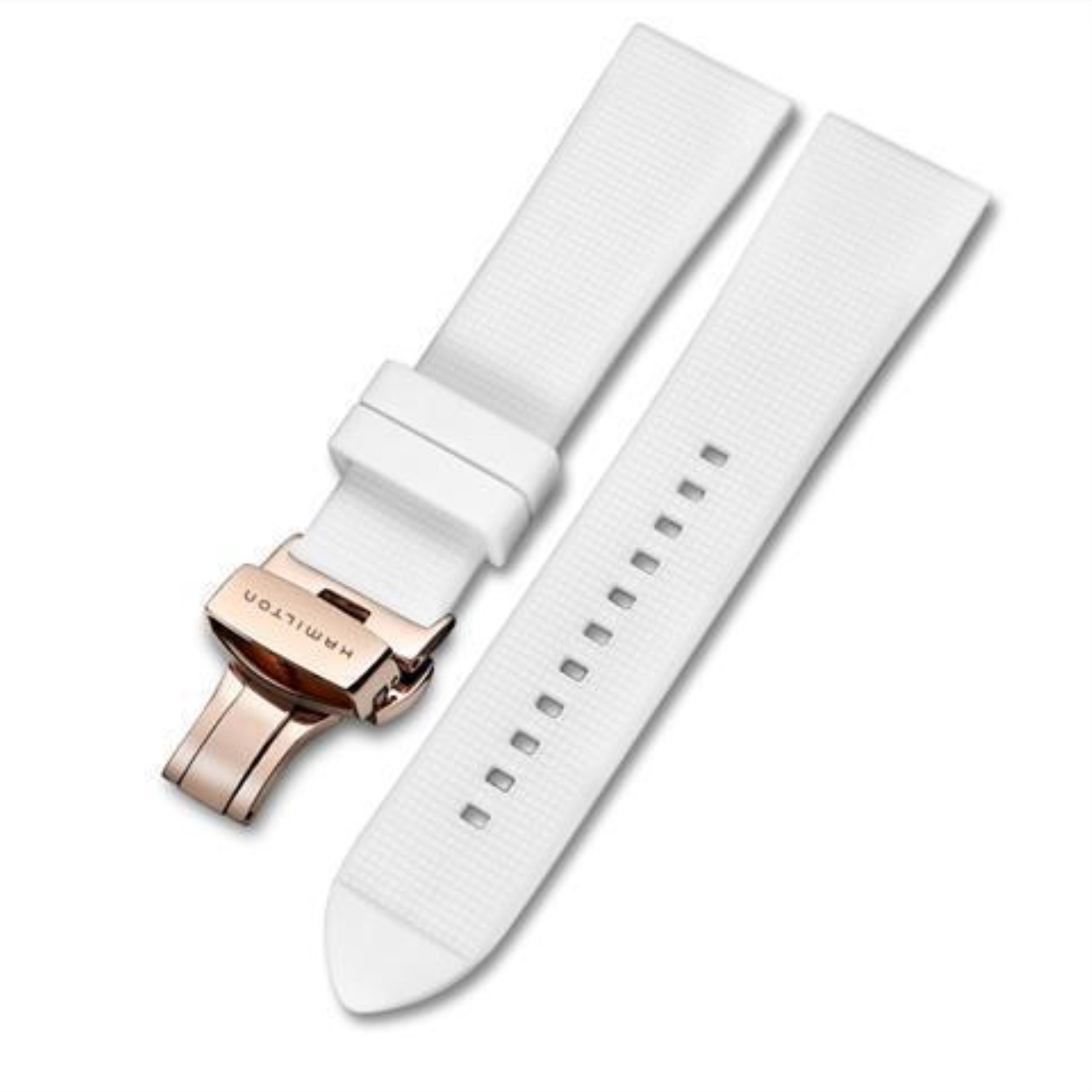 Nguyên bản Đồng hồ Hamilton Dây đeo bằng silicon Dây đeo bằng cao su tự nhiên Hamilton chính hãng Vòng đeo tay Hamilton 20
