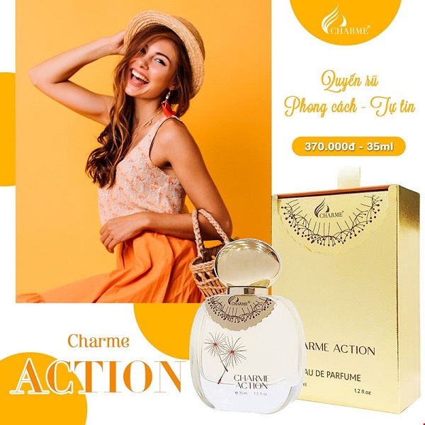 [HCM]Nước hoa nữ ACTION - ẤM ÁP VÀ QUYẾN RŨ (35ML)