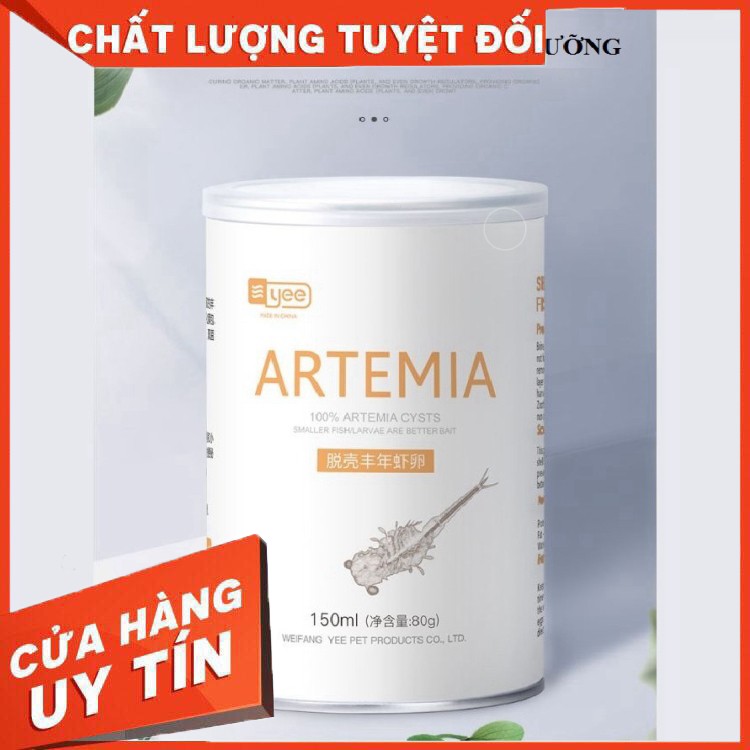 Artemia Sấy Khô | Tách Vỏ Thức Ăn Cho Cá Cảnh | Betta | Cá Cảnh | Cá Bảy Màu ( Hũ 80gr ) giảm chỉ còn 99,000 đ