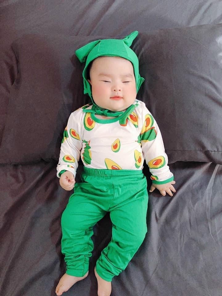 [HCM]SALE SỐC BỘ THUN LẠNH MINKY MOM TRÁI CÂY KÈM MŨ SIÊU XINH