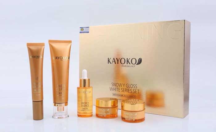 Set 5 món Kayoko vàng tri. nám và tàn nhang