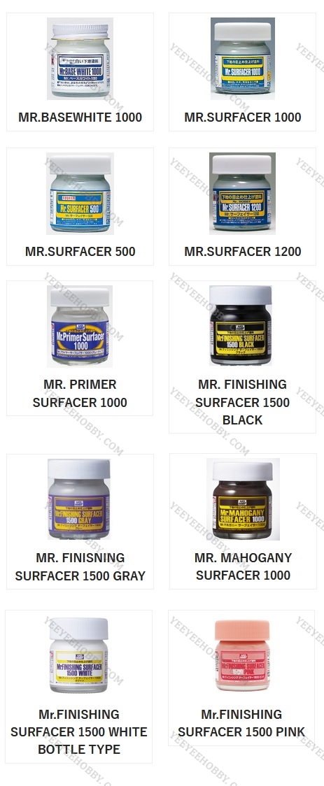 Sơn Lót Mô Hình Mr Hobby (Mr. Finishing Surfacer / Mr. Mahogany Surfacer)