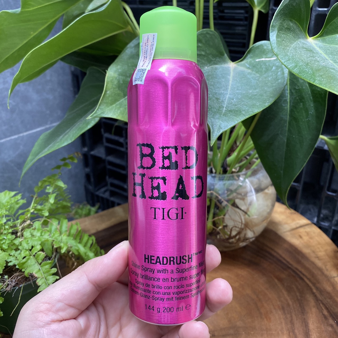 [HCM]Xịt siêu bóng Headrush Shine Adrenaline Tigi Bed Head 200ml