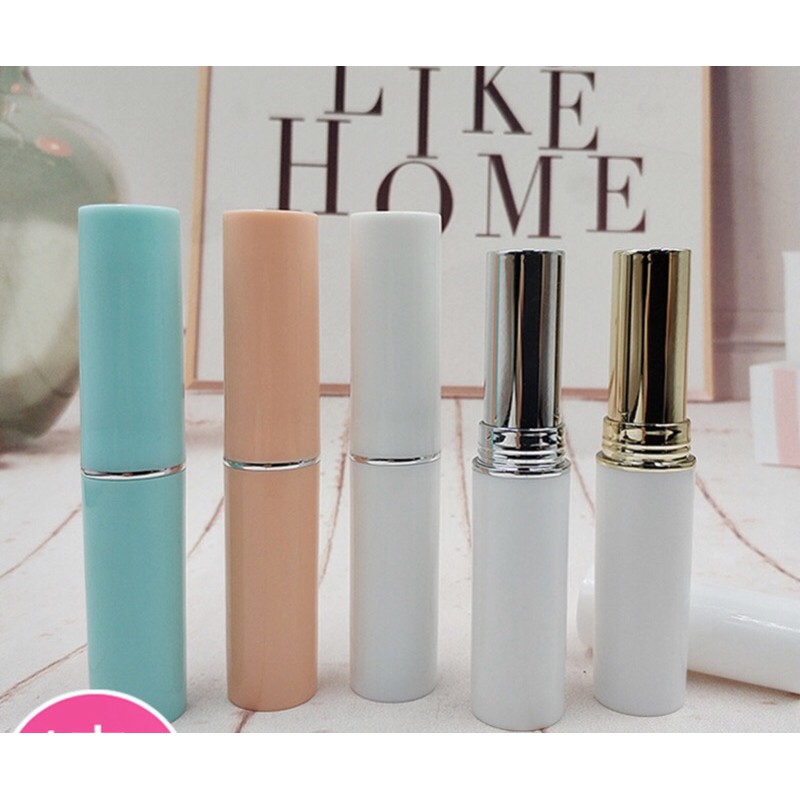 Vỏ đựng son dưỡng viền vàng, bạc
