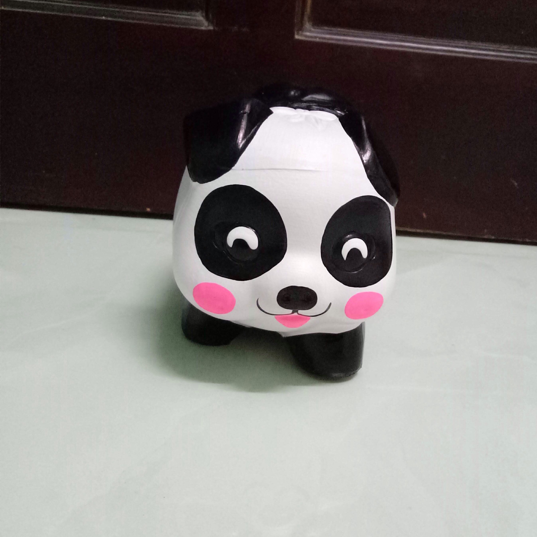 Heo Đất, Lợn Đất Tiết Kiệm 3D - Size Đại dài 28cm - quà tặng