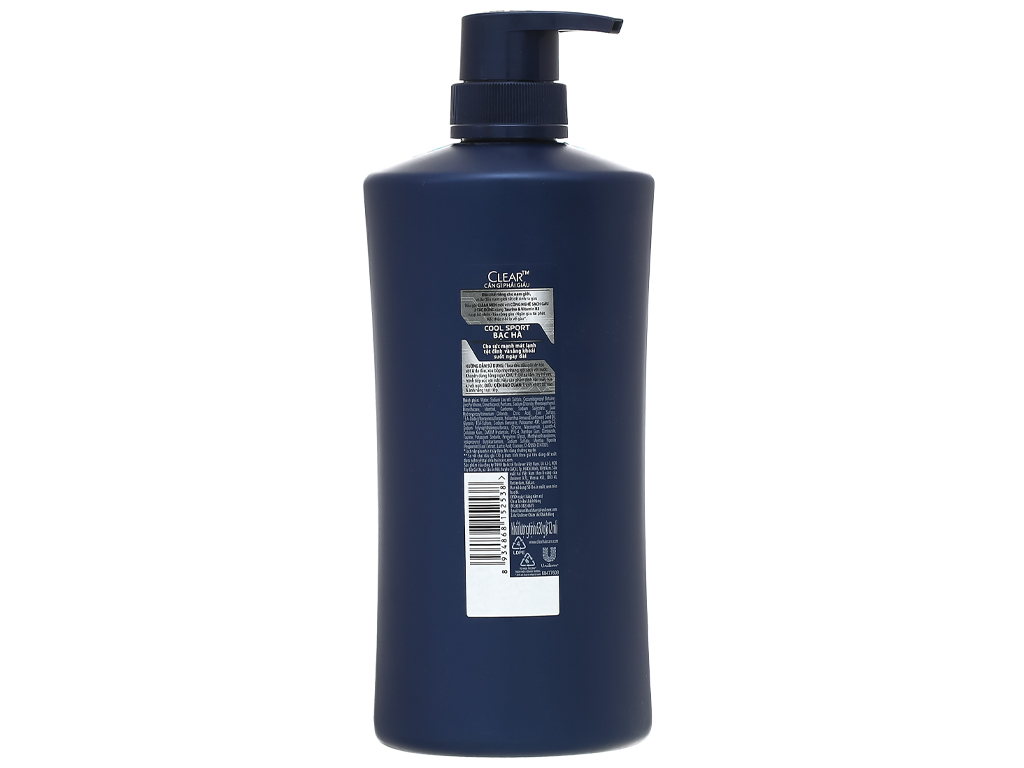 [HCM]Dầu gội Clear Men Bạc Hà mát lạnh