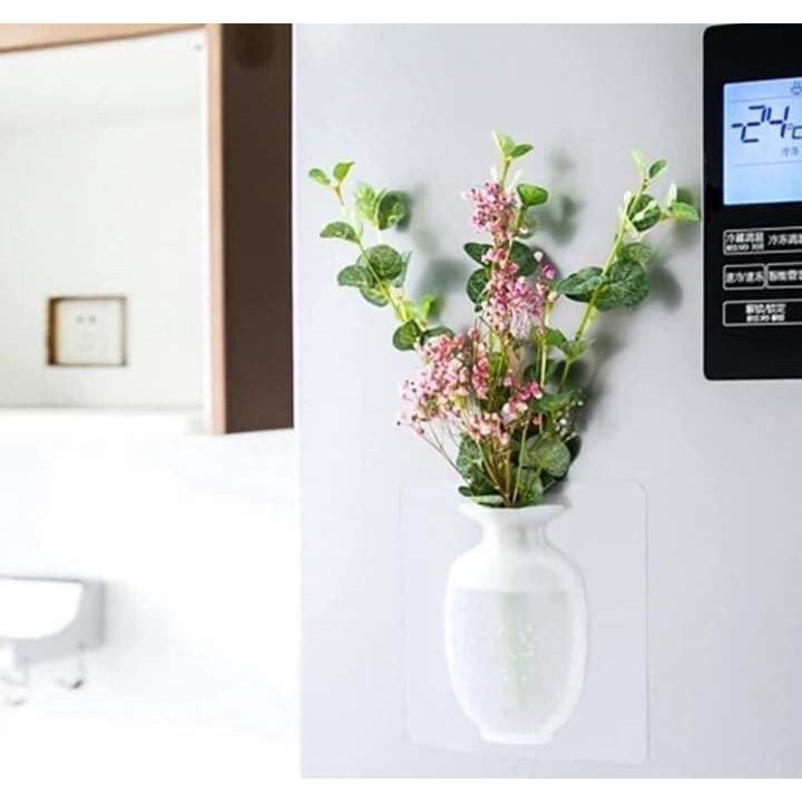 Bình Đựng Hoa Silicon Dán Tường Siêu Đẹp