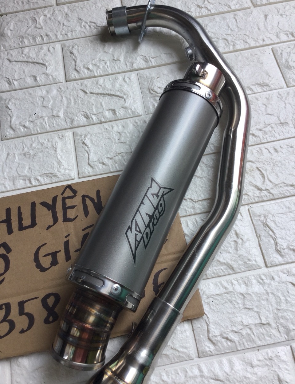 Pô king drag full cổ wave, cup, dream, 67, win, exciter 50cc