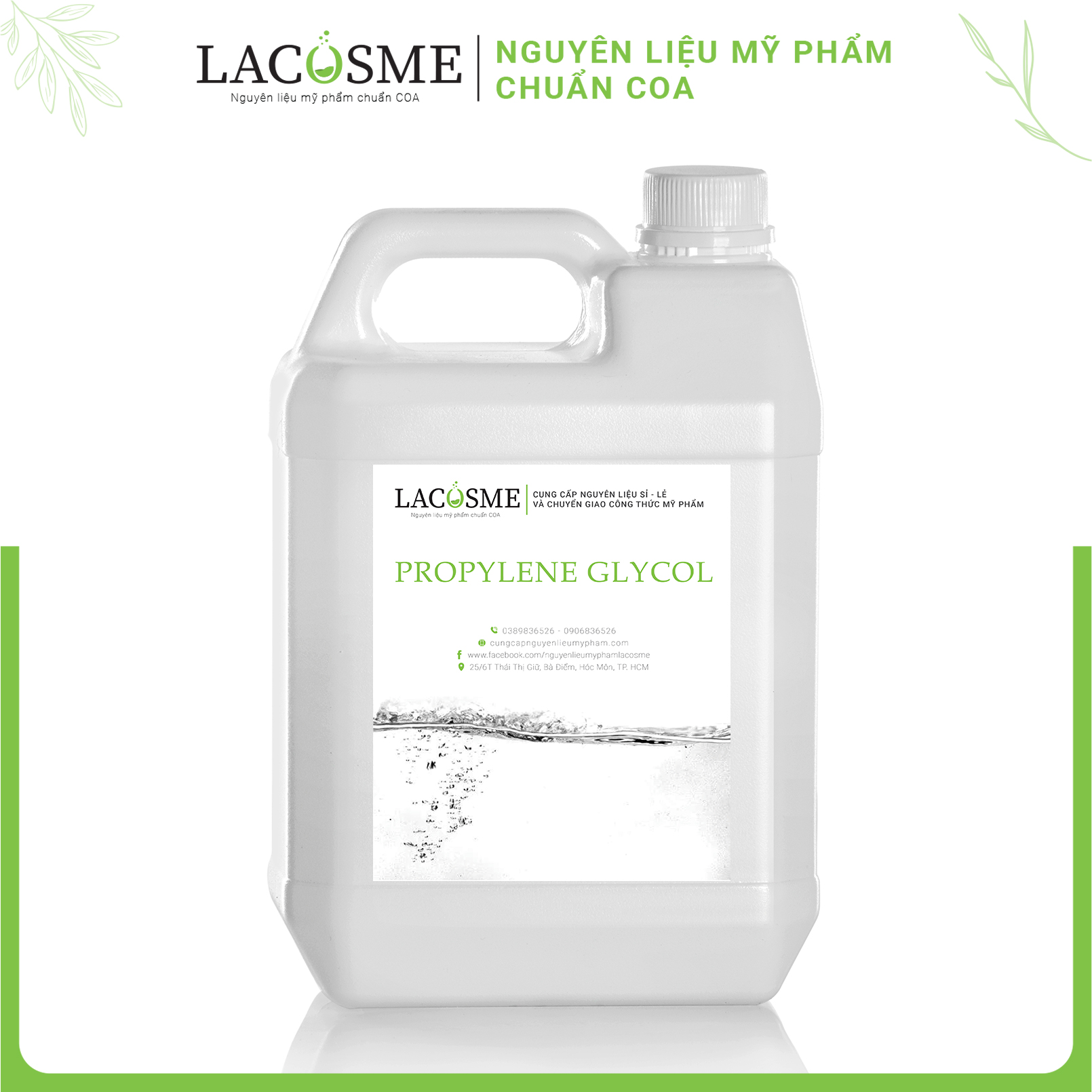 1KG Nguyên liệu mỹ phẩm Propylene Glycol dưỡng ẩm dùng được trong thực phẩm