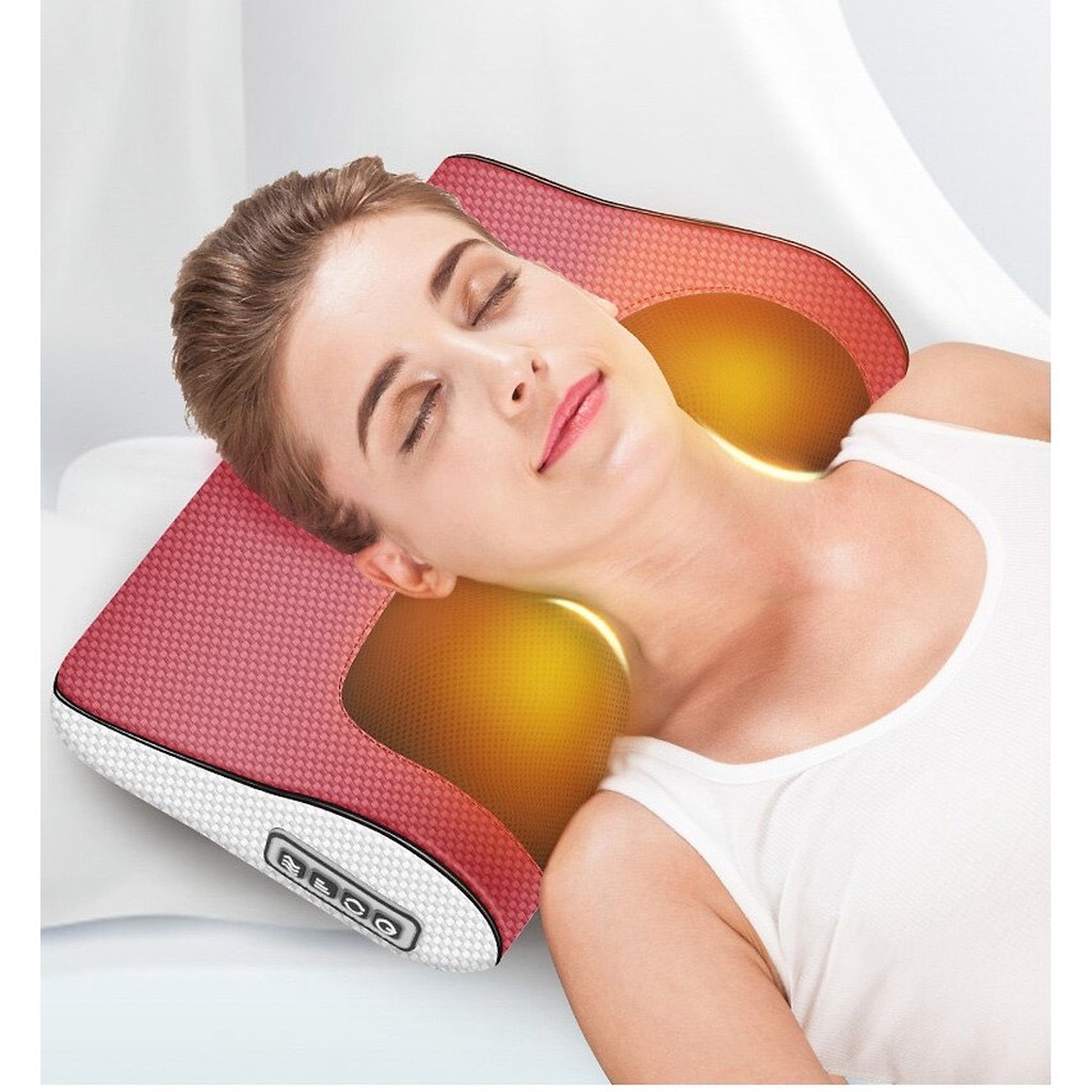 Gối Massage Hồng Ngoại 16 Bi Cao Cấp