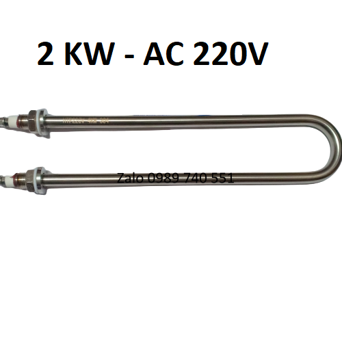 Thanh nhiệt nồi phở u đơn - 2 kw- 220v - inox304 loại tốt