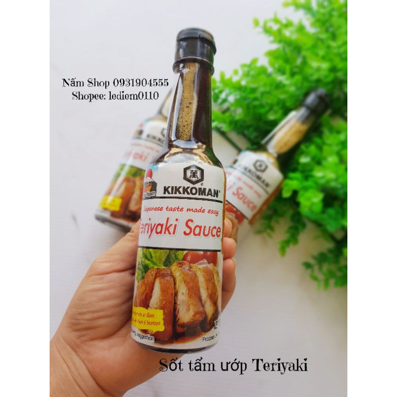 Sốt tẩm ướp teriyaki kikkoman tasty japan 150ml Nhật Bản