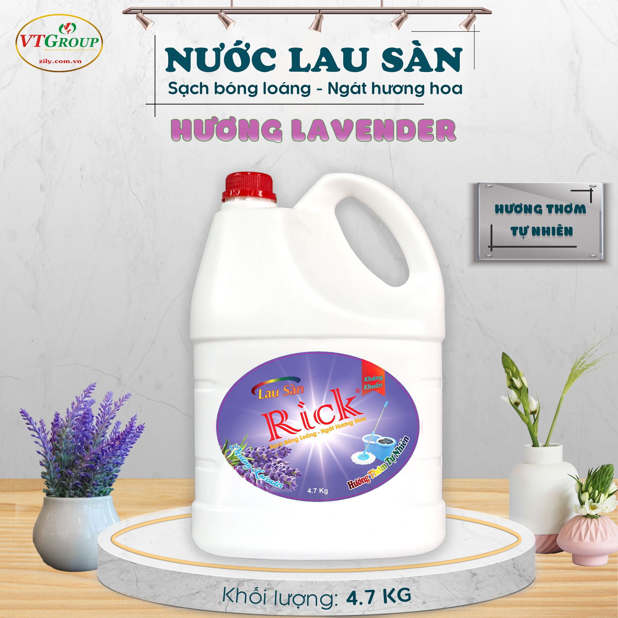 Nước lau sàn Rick 4.7kg