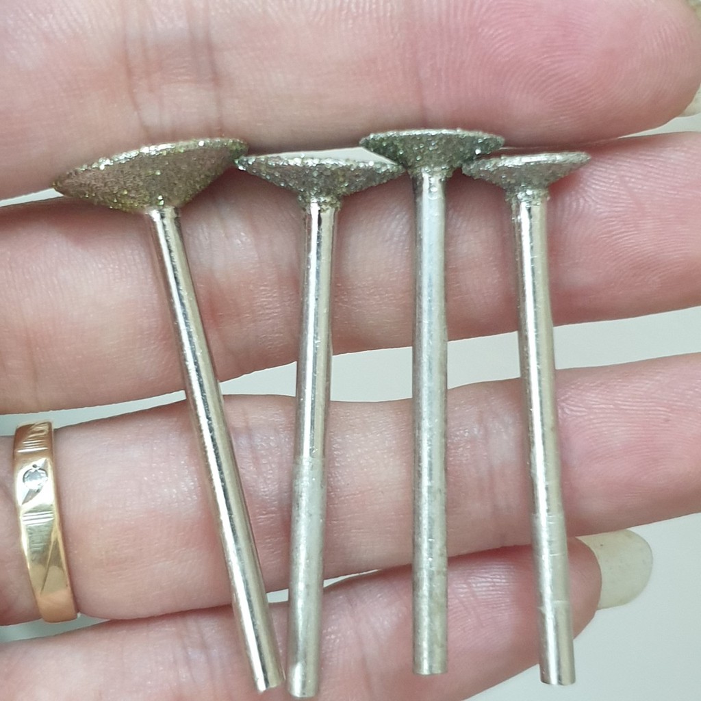 Mũi Mài Kim Cương Chân 3Mm Hình T Béo Mũi Giáp Thô - mũi mài điêu khắc đá điêu khắc ngọc