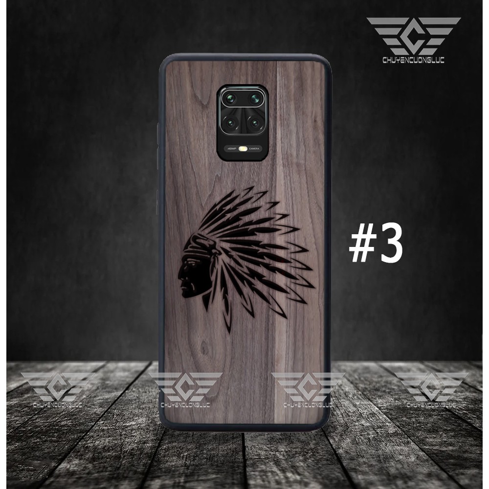 Ốp lưng bằng gỗ XIAOMI REDMI NOTE 9/ NOTE 9S/ NOTE 9 PRO - GỖ TỰ NHIÊN WALNUT