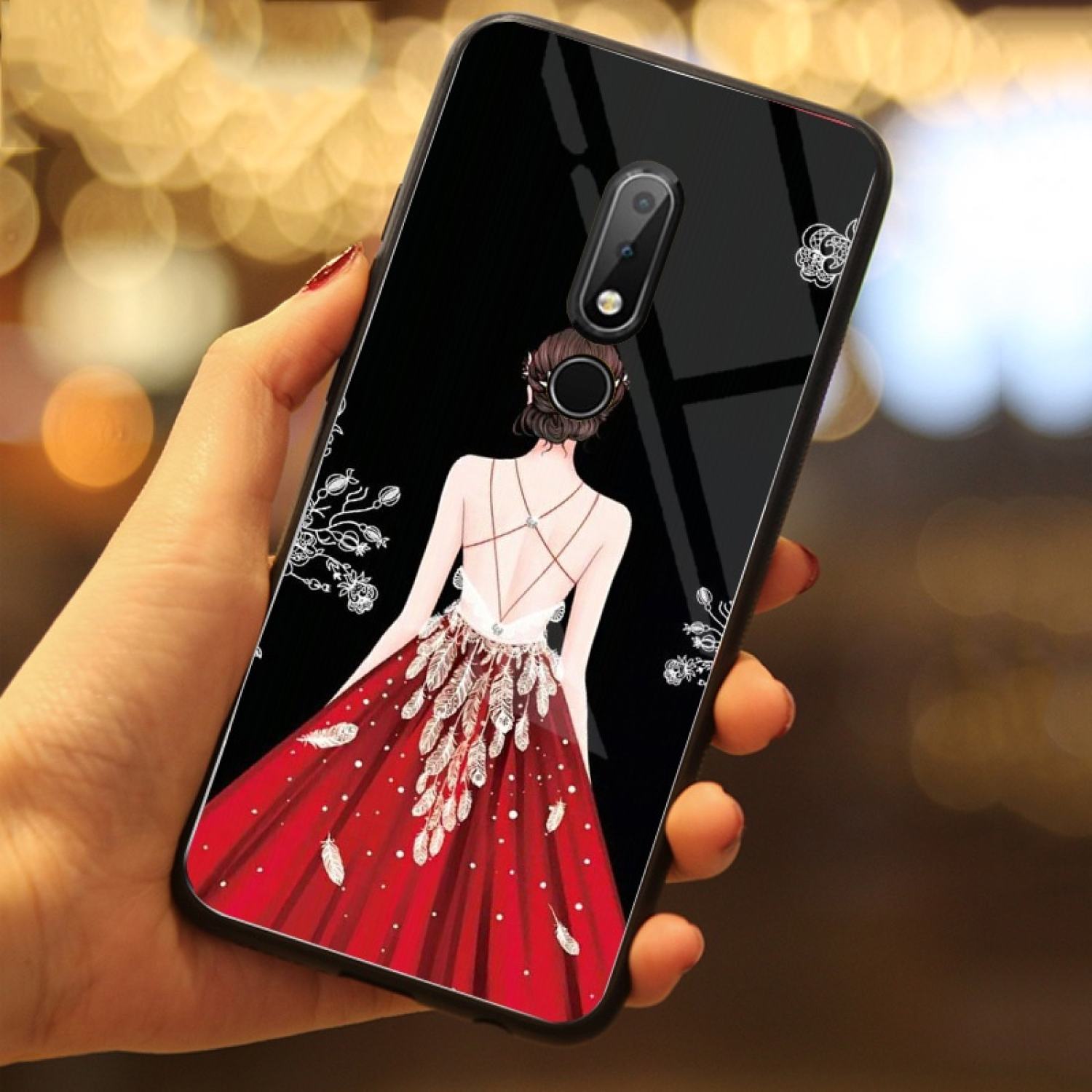 Ốp Lưng KÍNH BÓNG NOKIA 6.1 PLUS PHIÊN BẢN MỚI