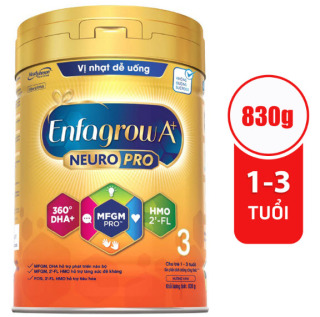 Sữa Enfagrow A+ Neuropro HMO vị thanh mát số 3 830g (1-3 tuổi) thumbnail