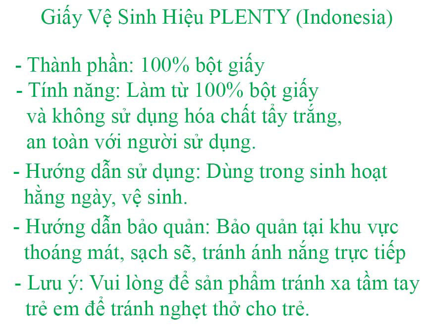 [HCM]Combo 2 gói Khăn Giấy Ăn PLENTY 2 Lớp 100 Tờ/gói