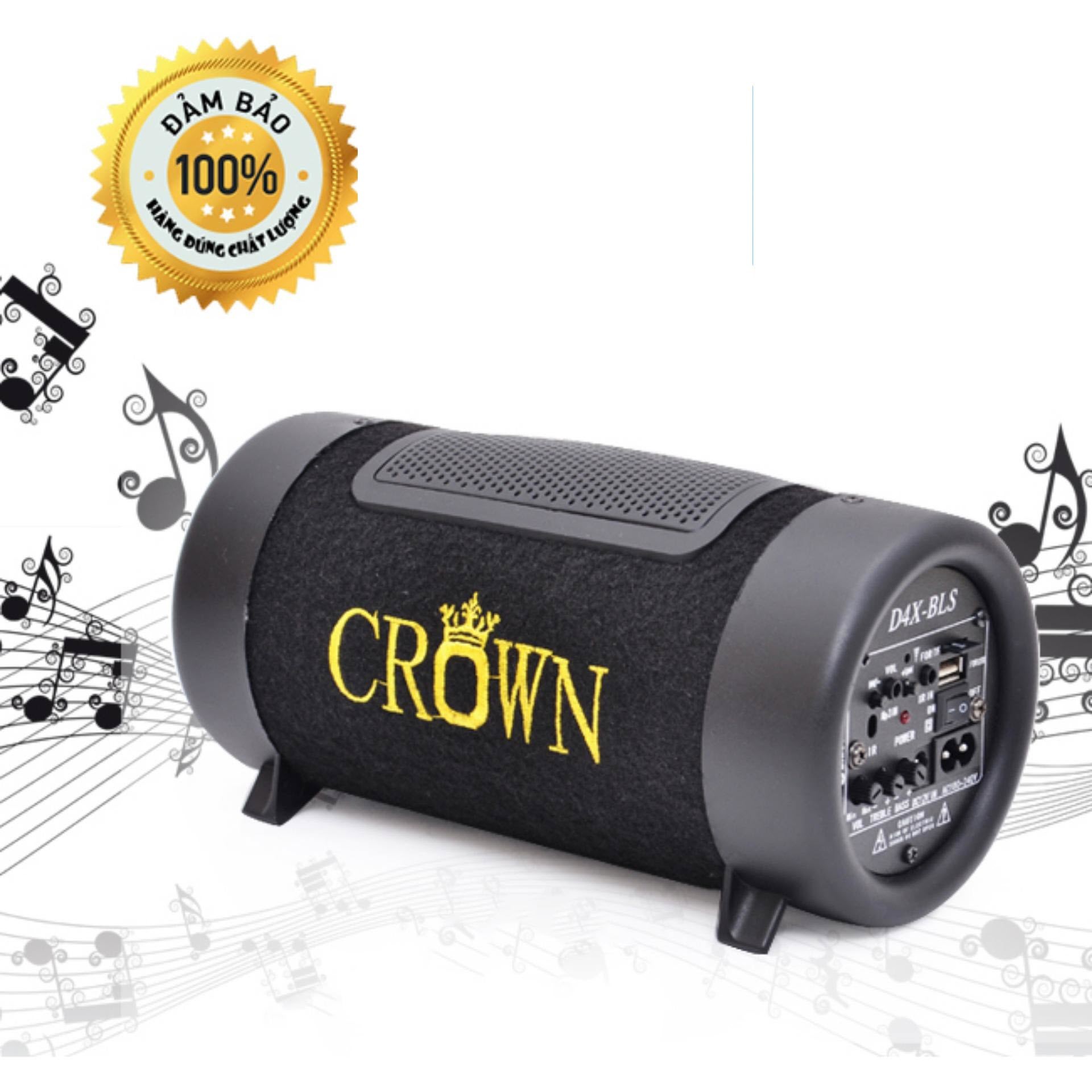 [HCM]Loa nghe nhạc Crown 4 đế