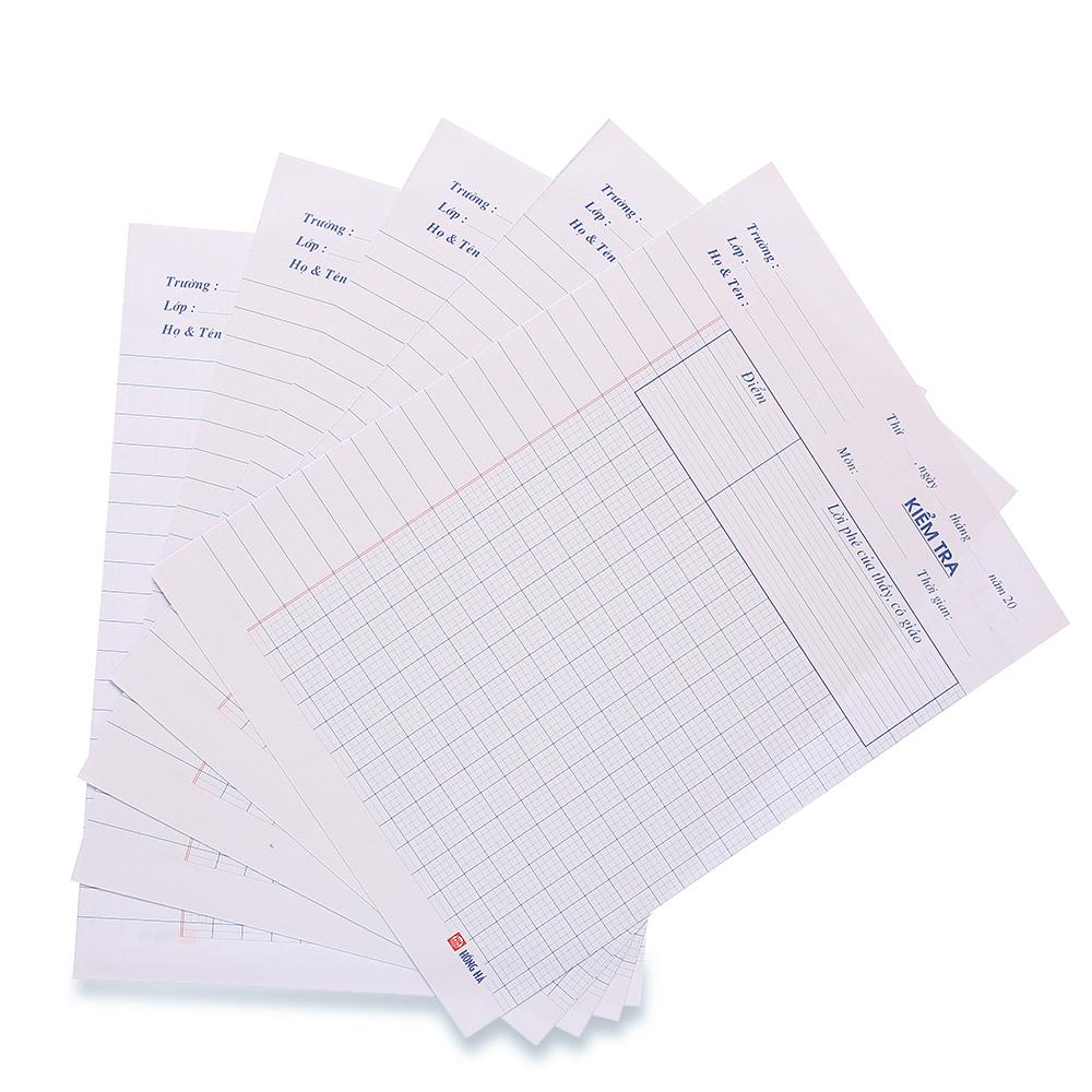 Giấy kiểm tra 4 ô ly Family 4936 (5 quyển)