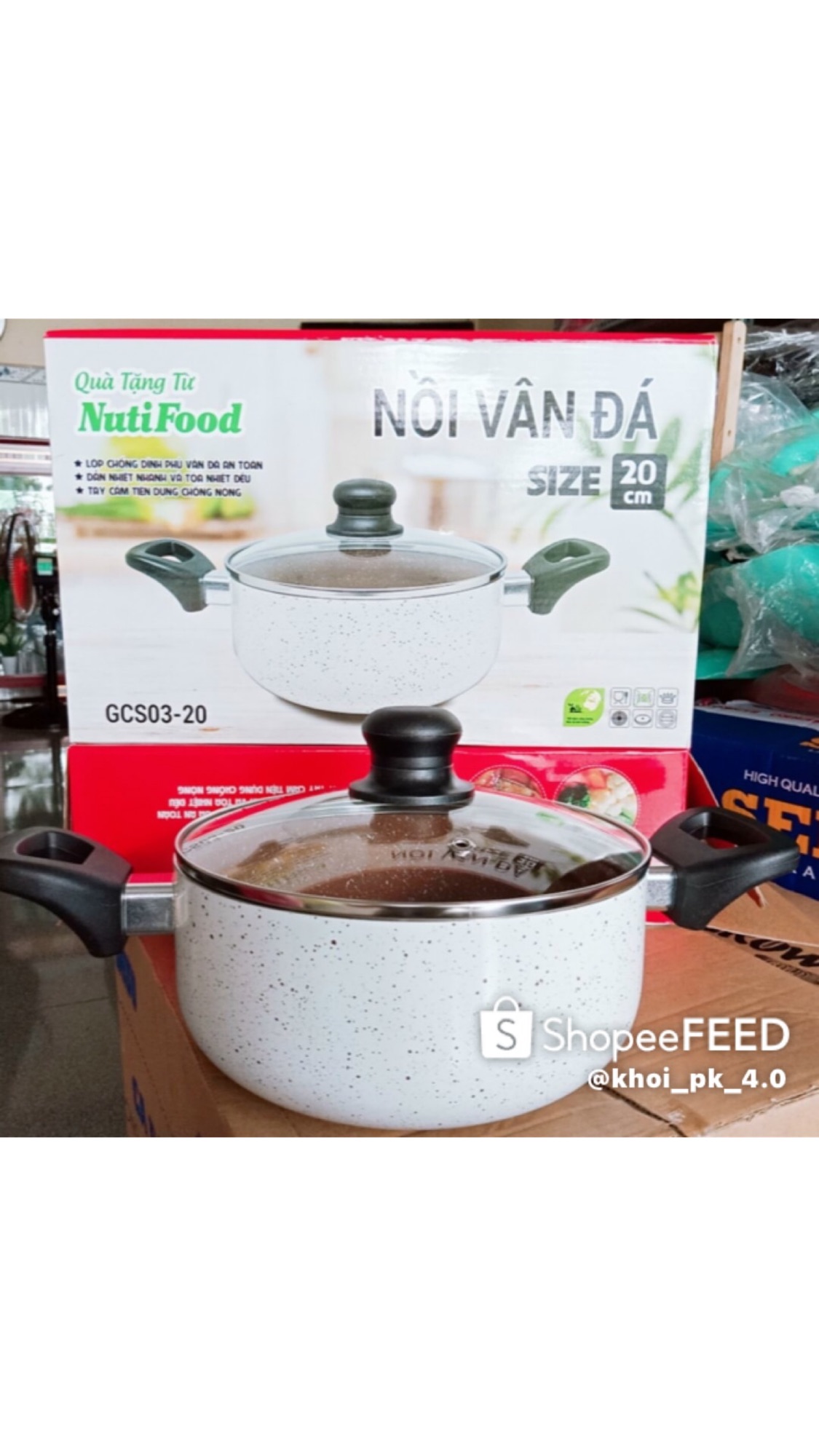 🌱NỒI VÂN ĐÁ 20CM HKM NUTIFOOD