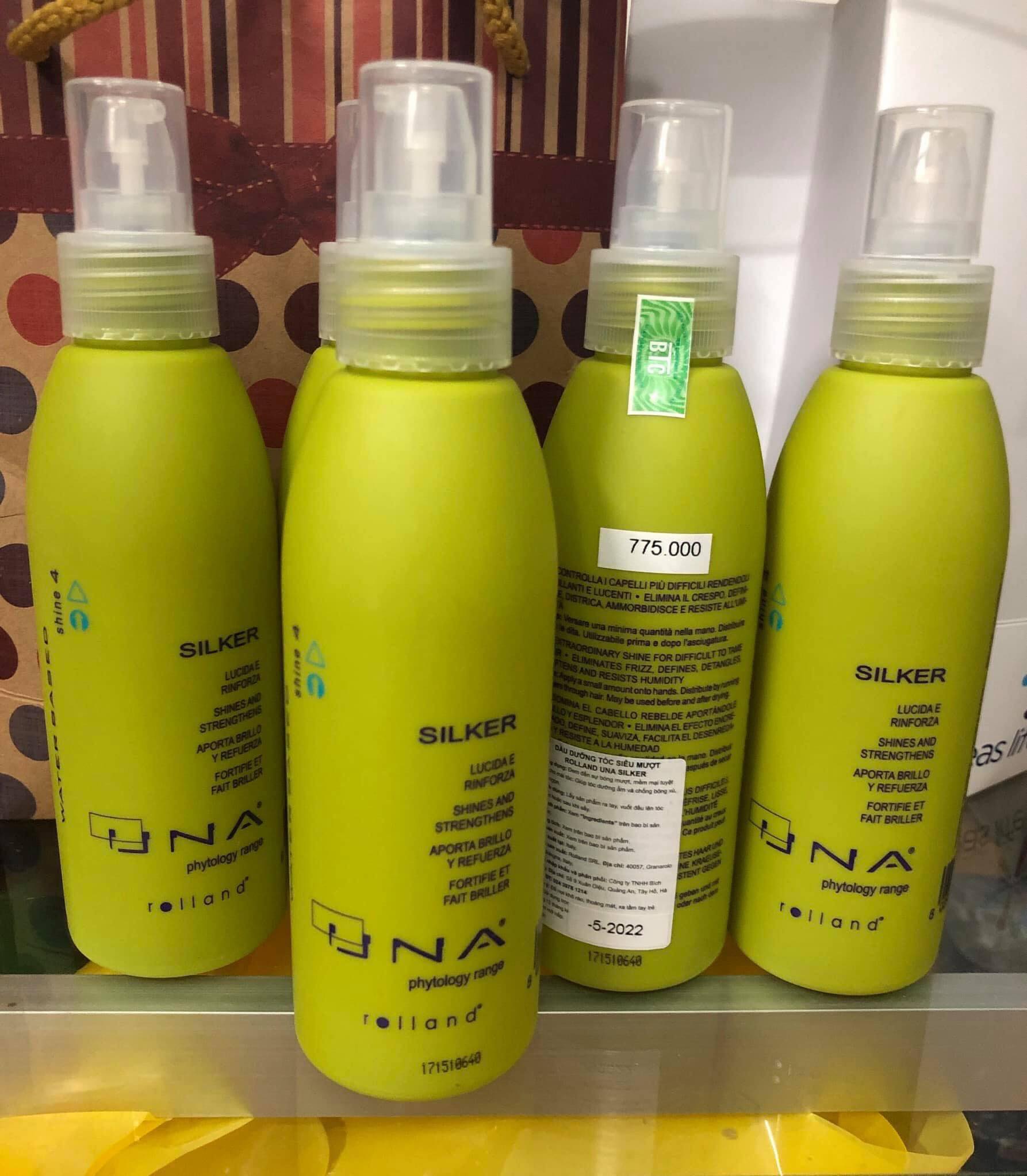 Dầu dưỡng bóng siêu mượt Una Silker Rolland 150ml