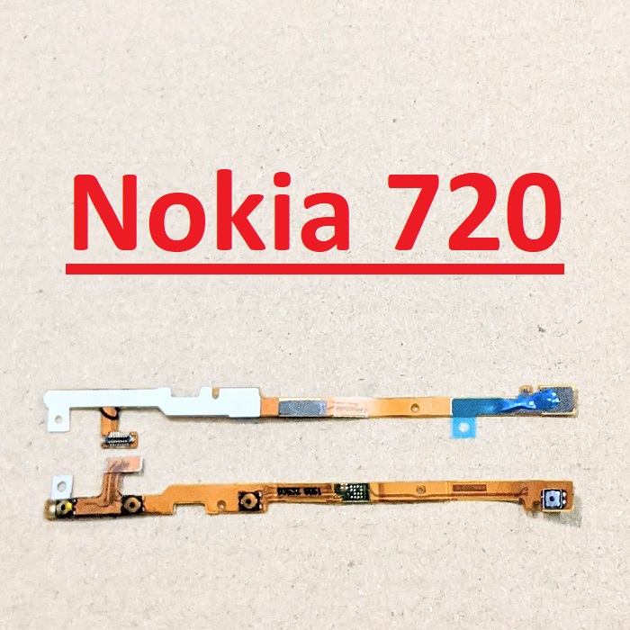 Power button circuit for Nokia 720 power button cord, volume down replacement parts