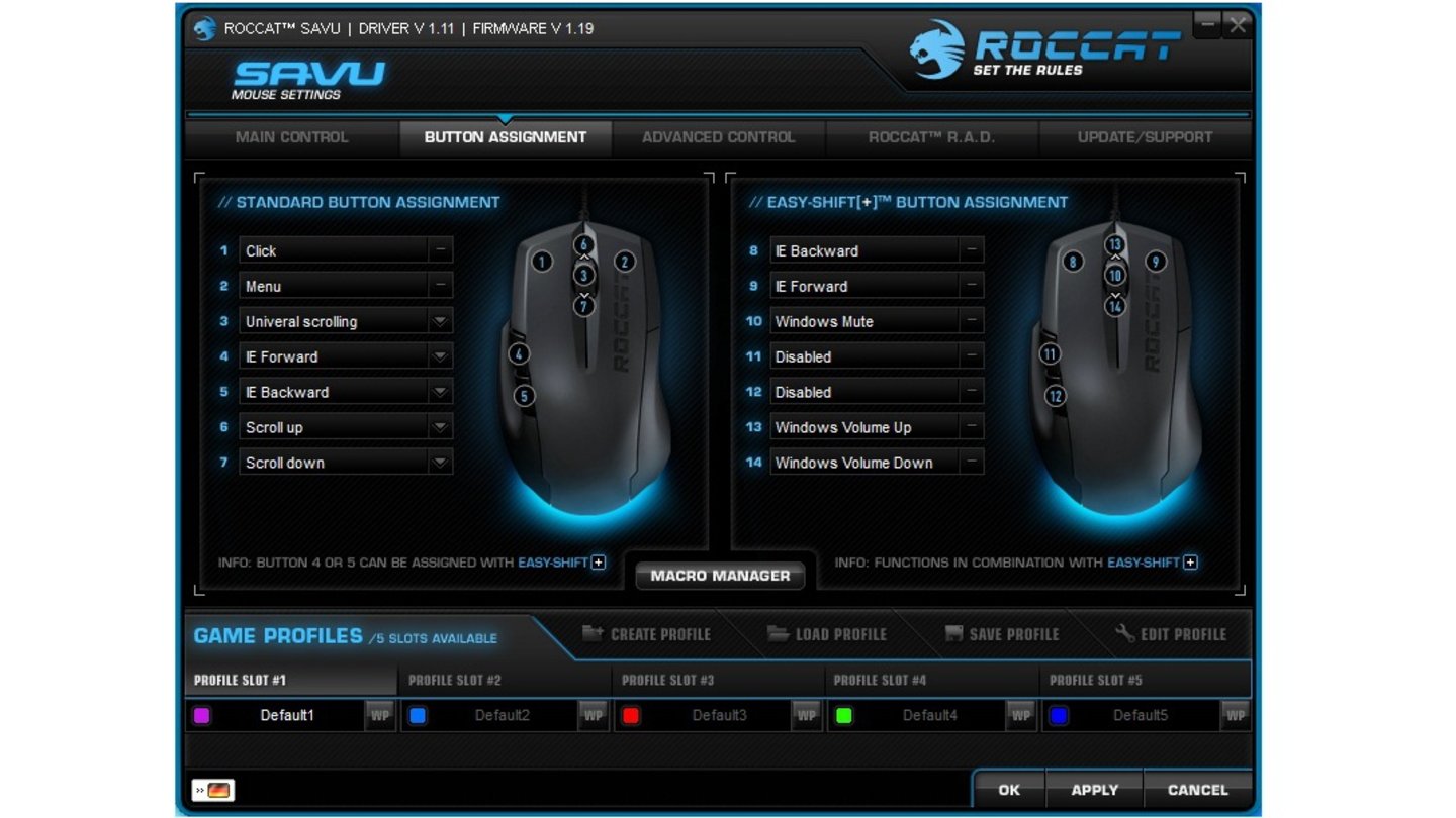 Chuột Roccat Savu (Đen)
